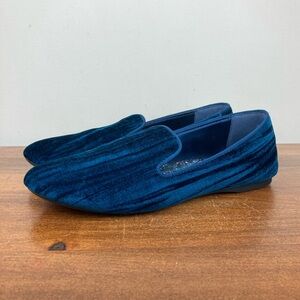 BIRDIES Women’s Donqun Crushed Velvet Slip On Flats Loafers Shoes Size 8.5